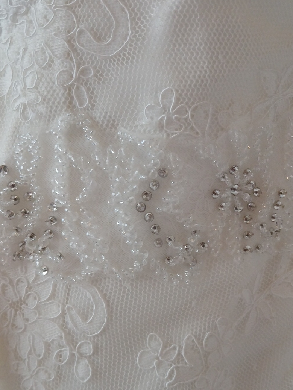 Elegant Lace Wedding Dress Size 18 - Picture 6 of 6